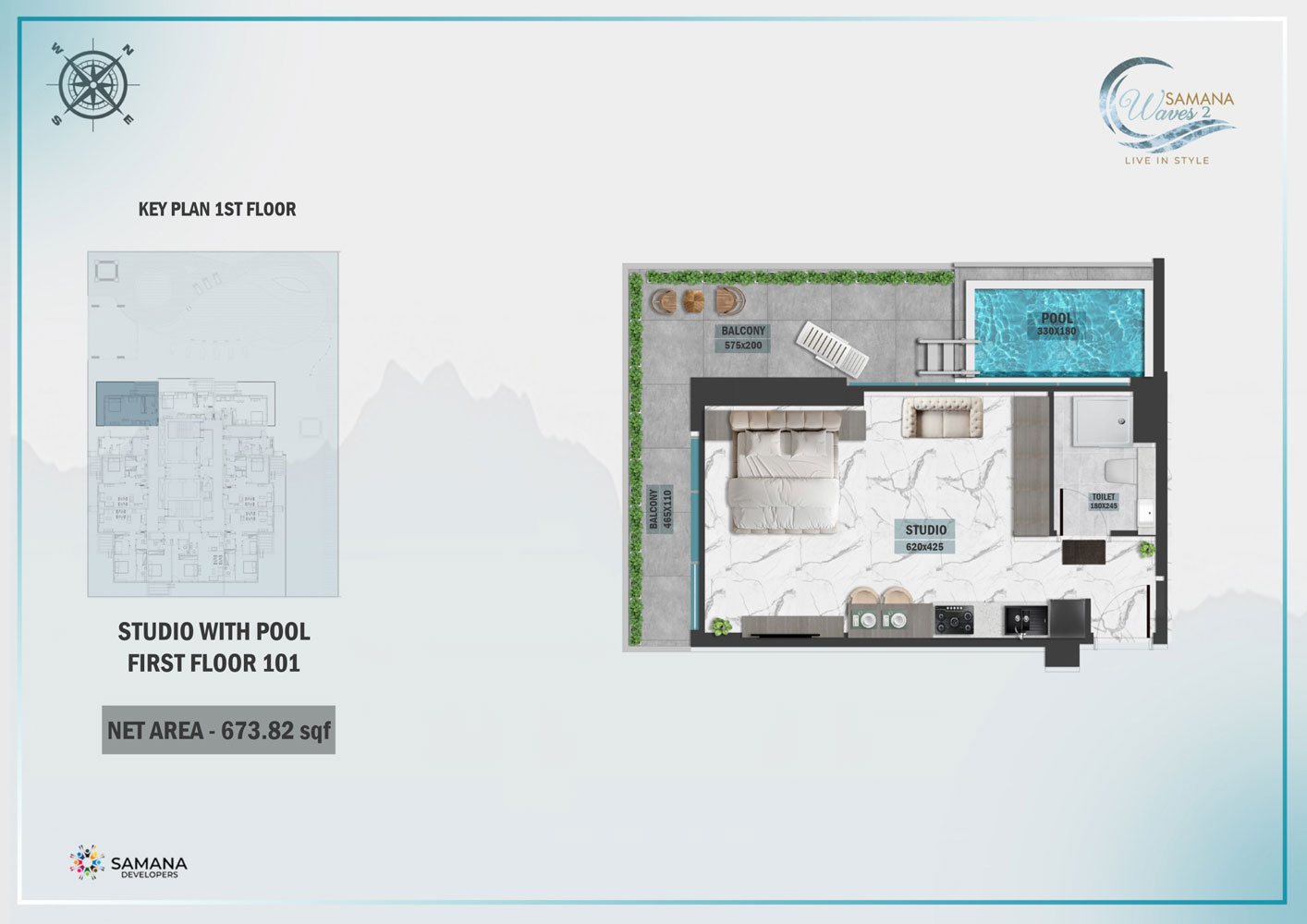 2 Bedroom