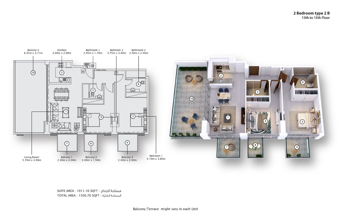 2 Bedroom