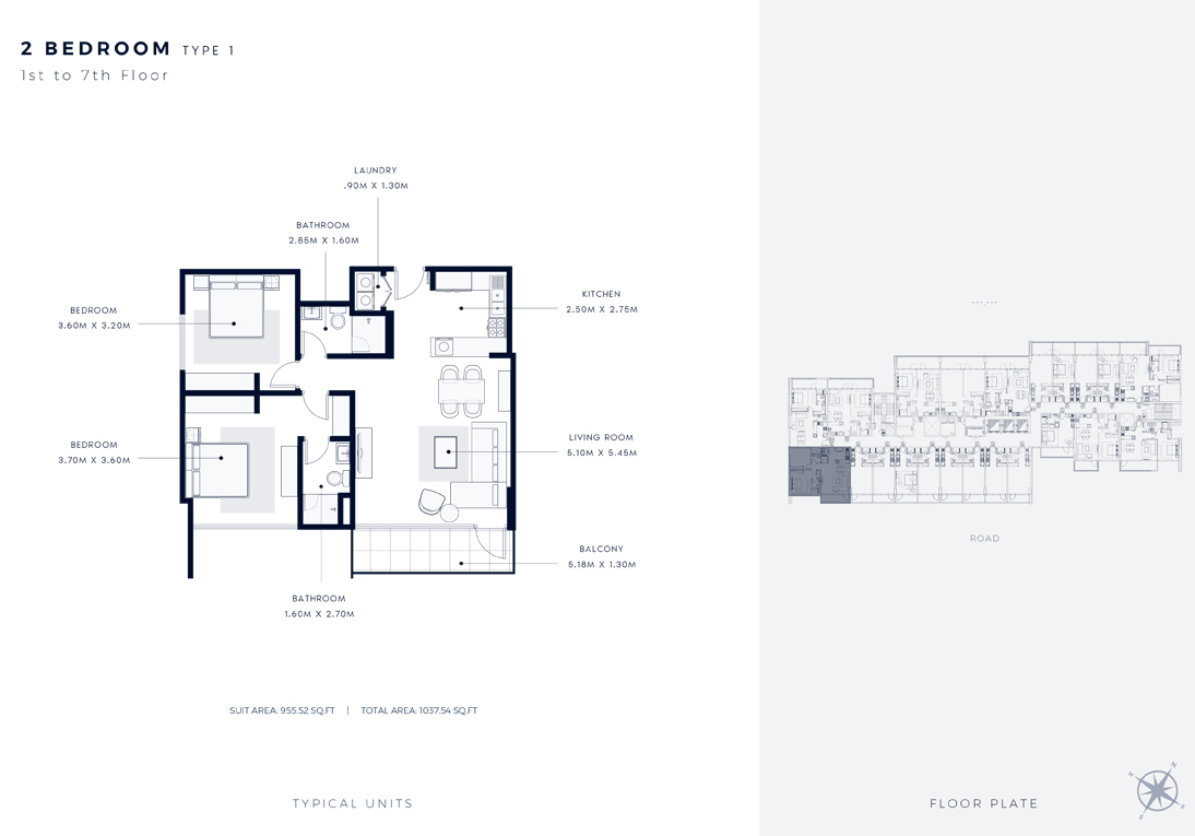 2 Bedroom