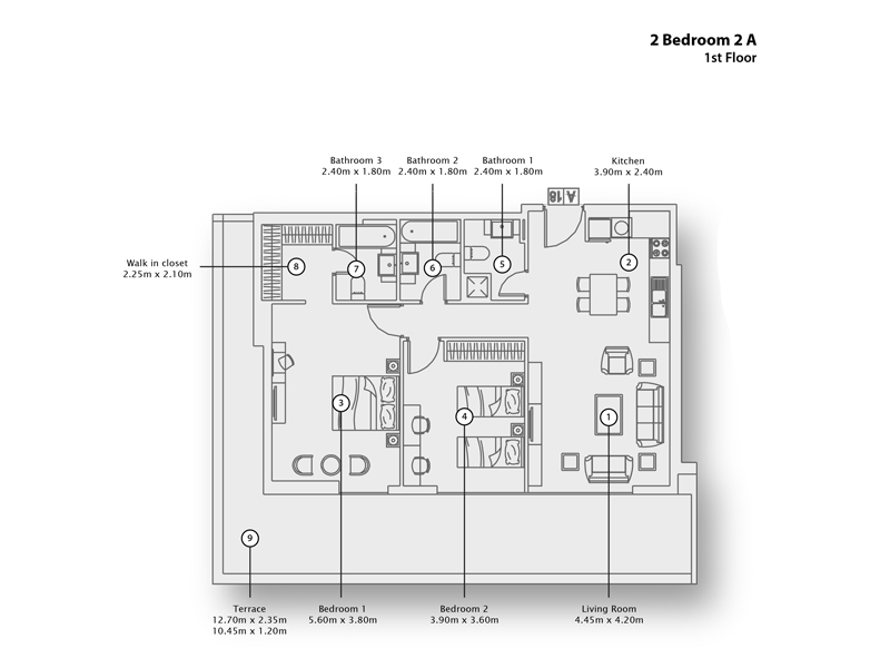 2 Bedroom