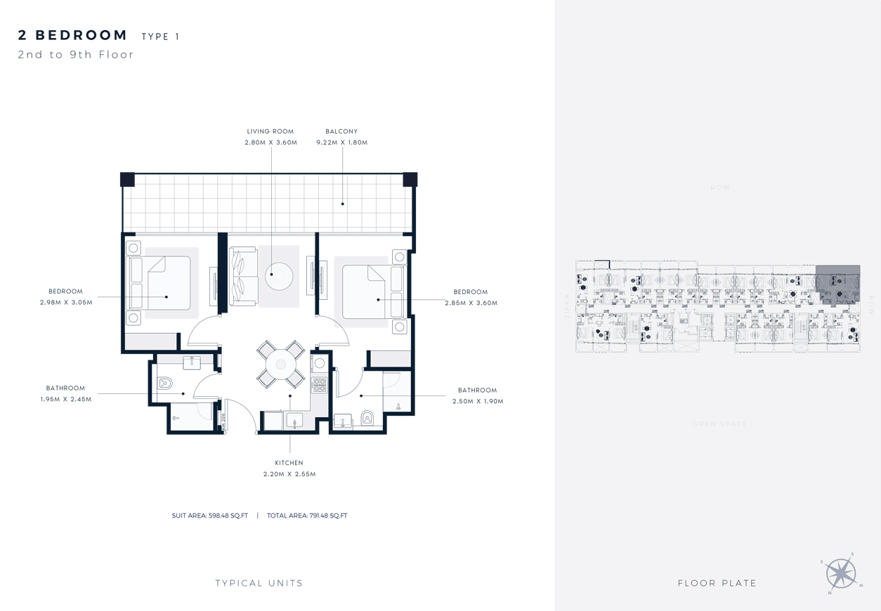 2 Bedroom