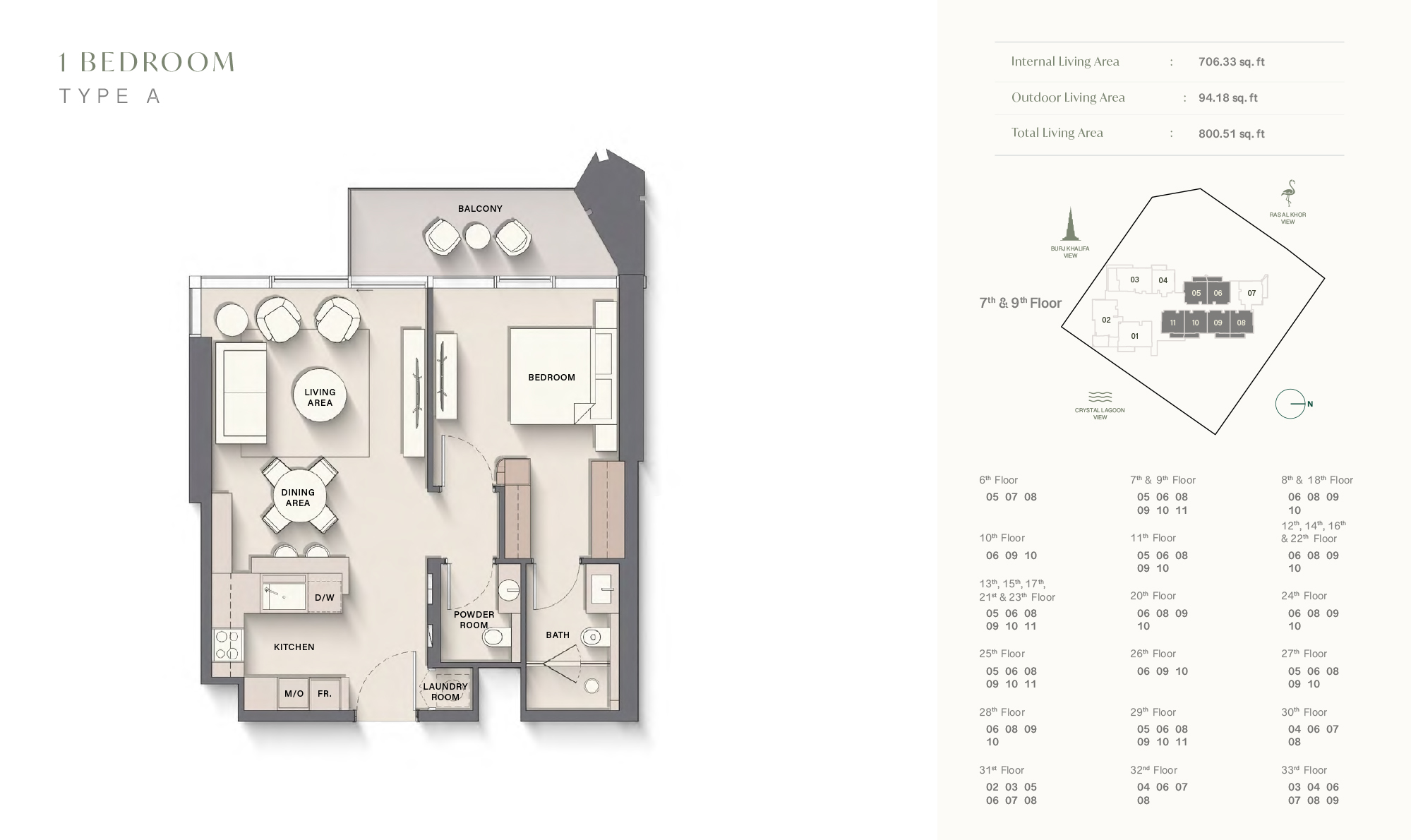 1 Bedroom