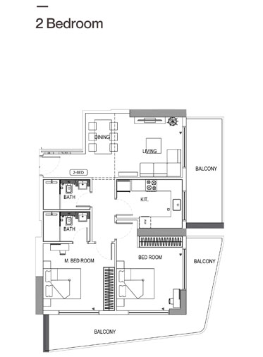 2 Bedroom