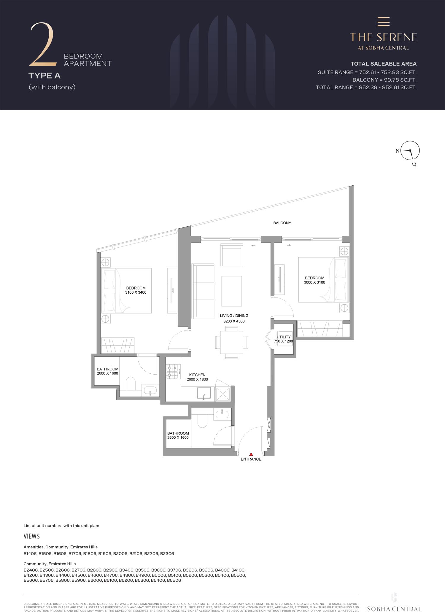 2 Bedroom