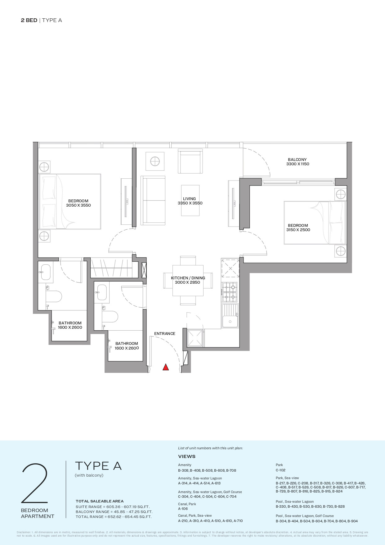 2 Bedroom